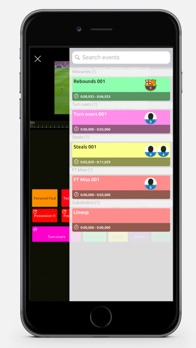 LongoMatch Screenshot