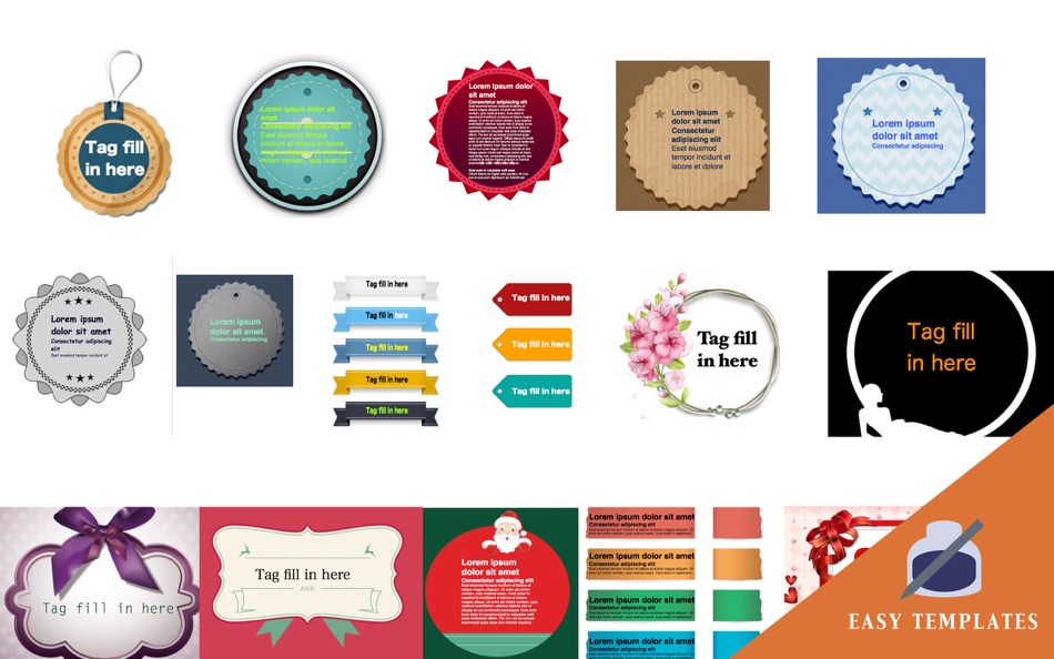#3. logo tag templates (macOS) 由: 磊 范