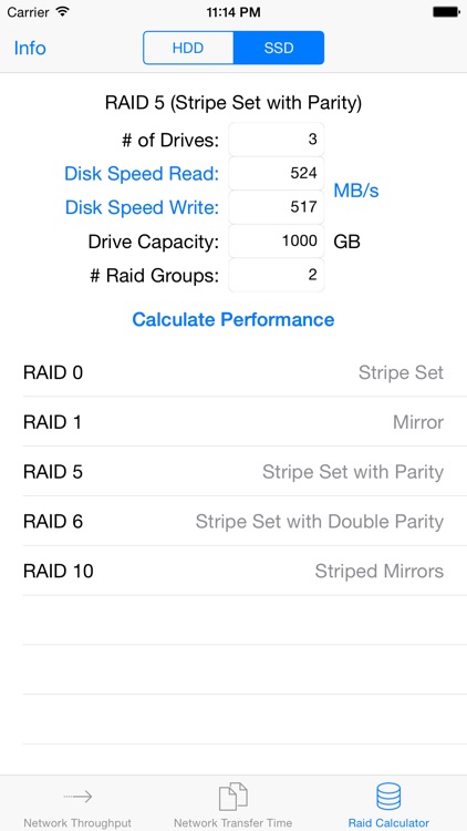 Throughput Calculator screenshot-3