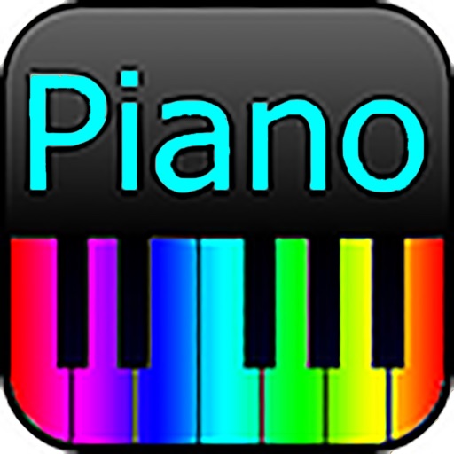 Piano à clavier arc-en-ciel icon