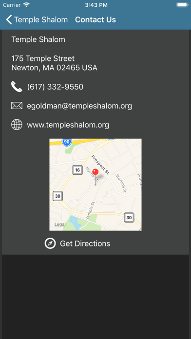 Temple Shalom of Newton screenshot 3