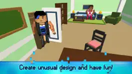 Game screenshot Sim Block House Craft n Design apk