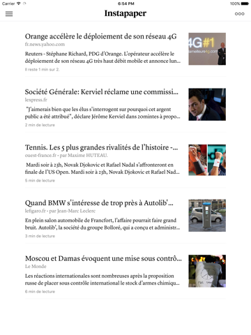 Screenshot #4 pour Instapaper