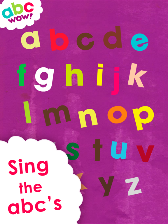 abc WOW! Kids Alphabet Letters iPad screenshot