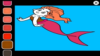 Mermaid Creative Coloring Book Screenshot