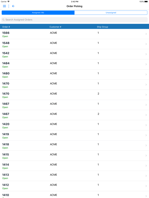 Screenshot #5 pour Velocity WMS