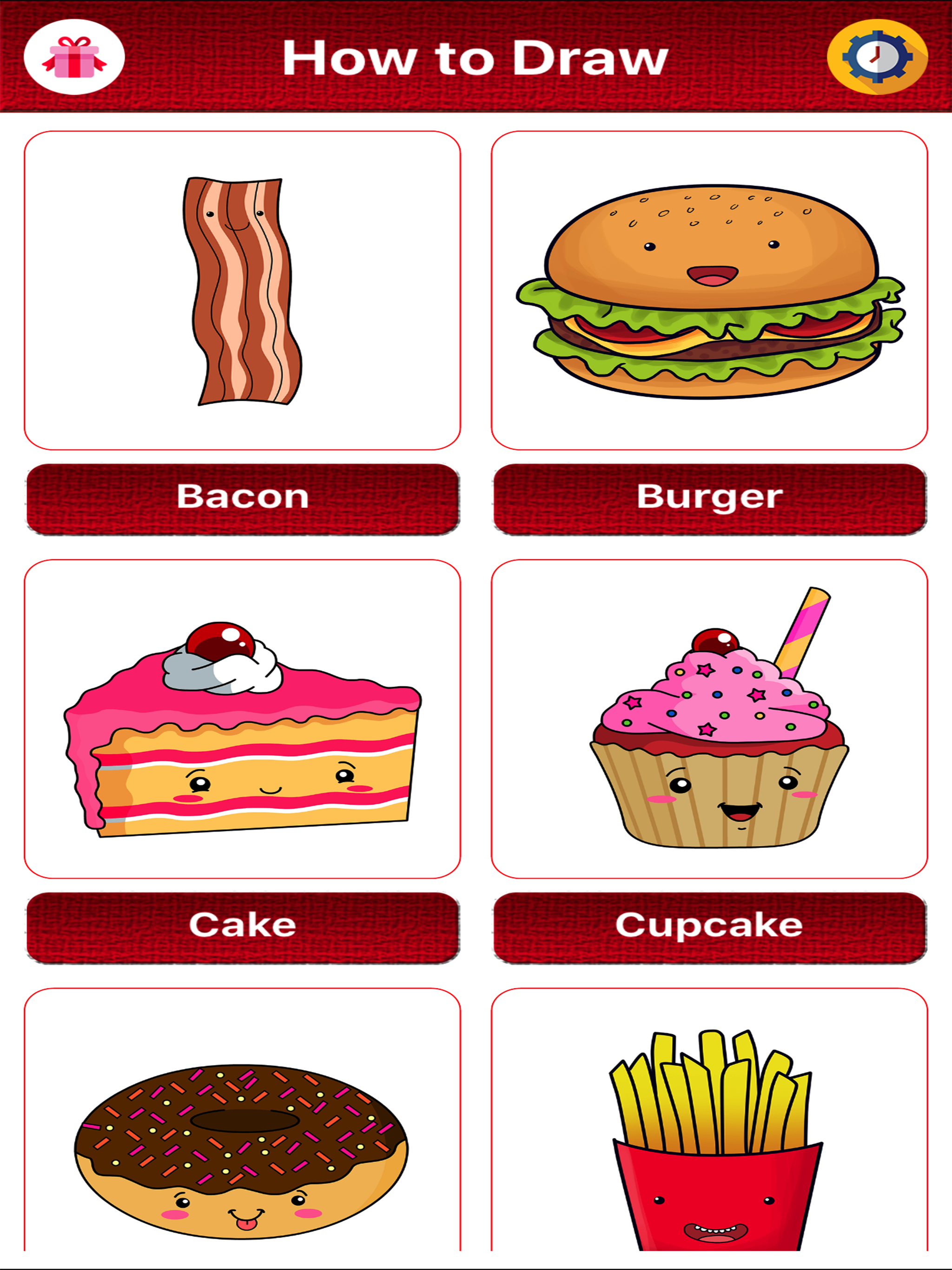 How to Draw Food Step by Step screenshot 6
