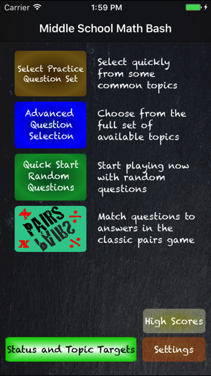 Middle School Math Bash(圖1)-速報App