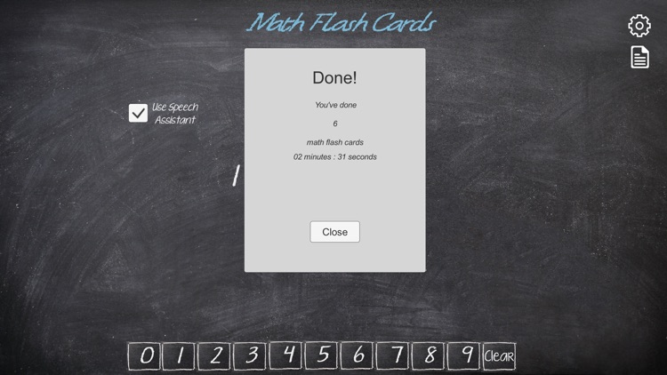 Math Flash Cards: Voice Assist screenshot-3