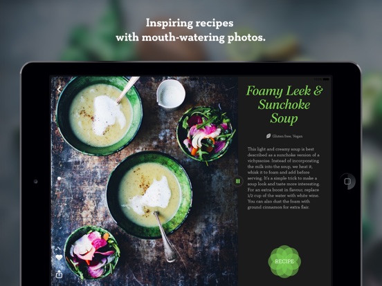 Green Kitchen – healthy vegetarian recipes screenshot