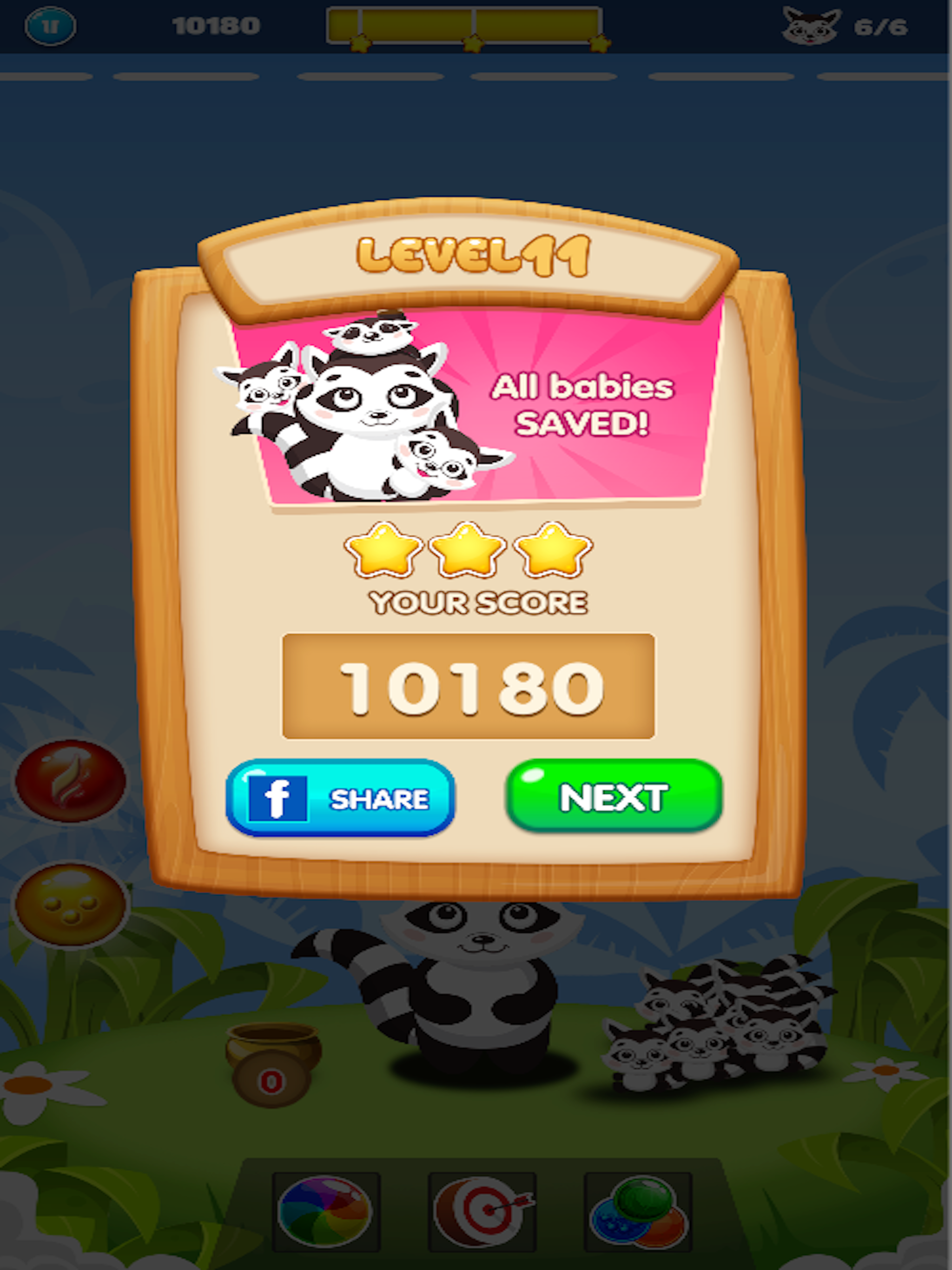 Bubble Shooter: Skunk Babies screenshot 10