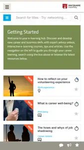 MyMQ Career Zone screenshot #1 for iPhone