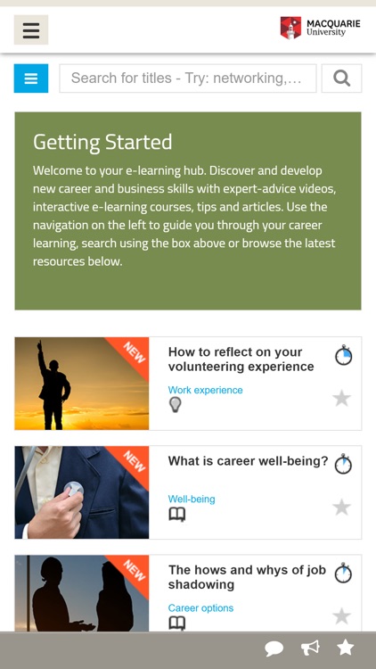 MyMQ Career Zone