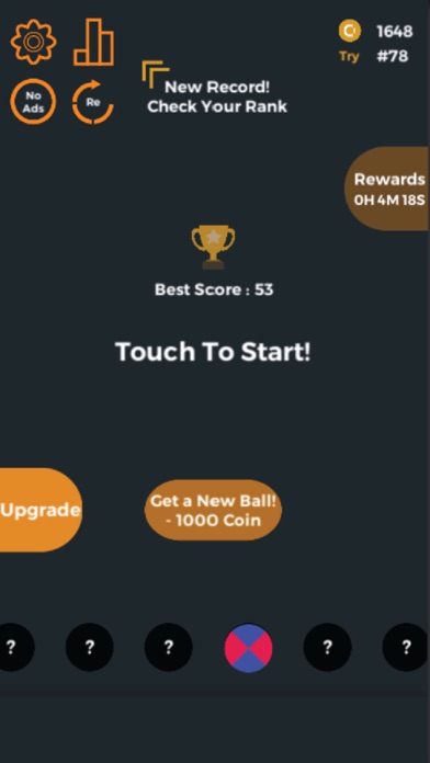 Screenshot #1 pour Ball Runner - Falling balls