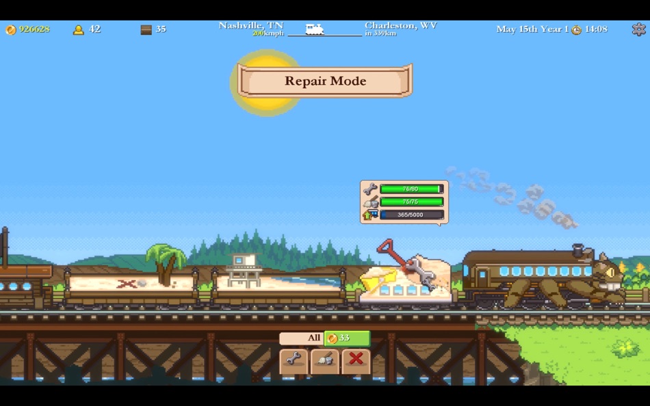 #3. Tiny Rails (macOS) Bởi: Trophy Games Canada Inc.