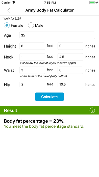 Fitness Workout Calculators screenshot 3