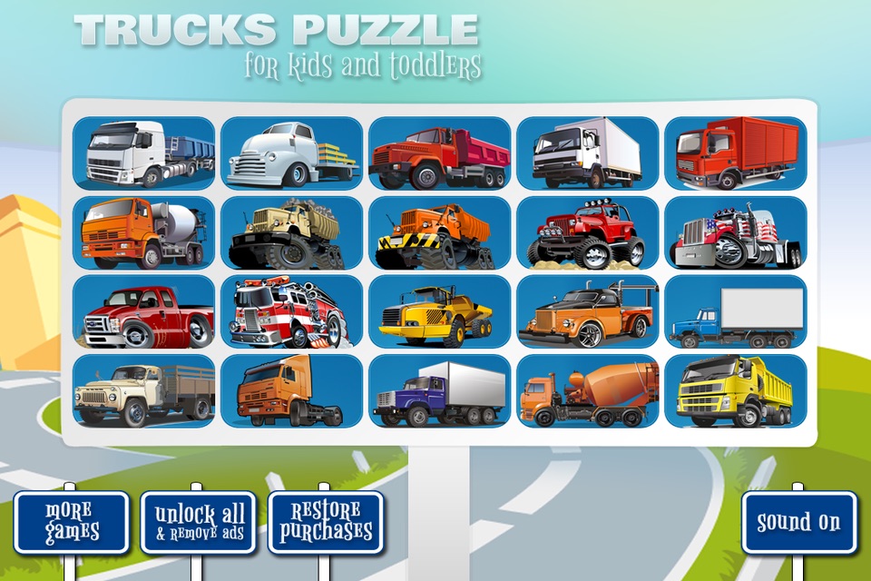 Trucks Puzzle screenshot 3