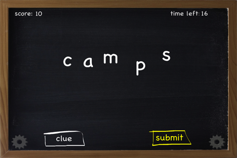 Chalkboard Anagrams screenshot 2