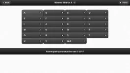 Game screenshot Homeopathy Materia Medica hack