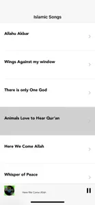 Famous Halal Islamic Songs screenshot #2 for iPhone