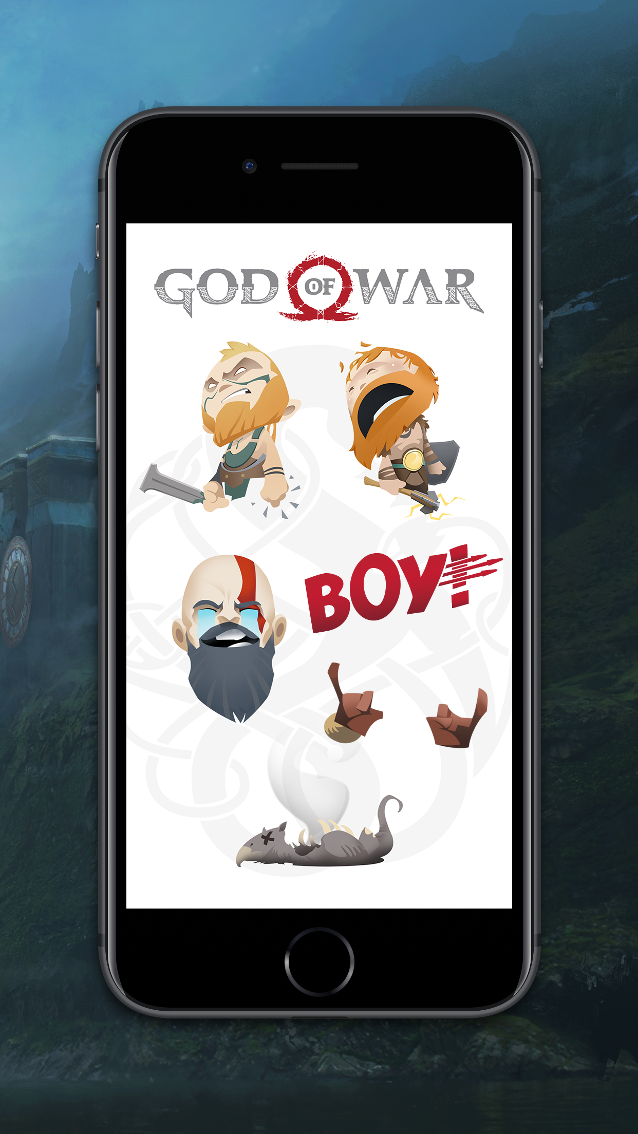 God of War Stickers
