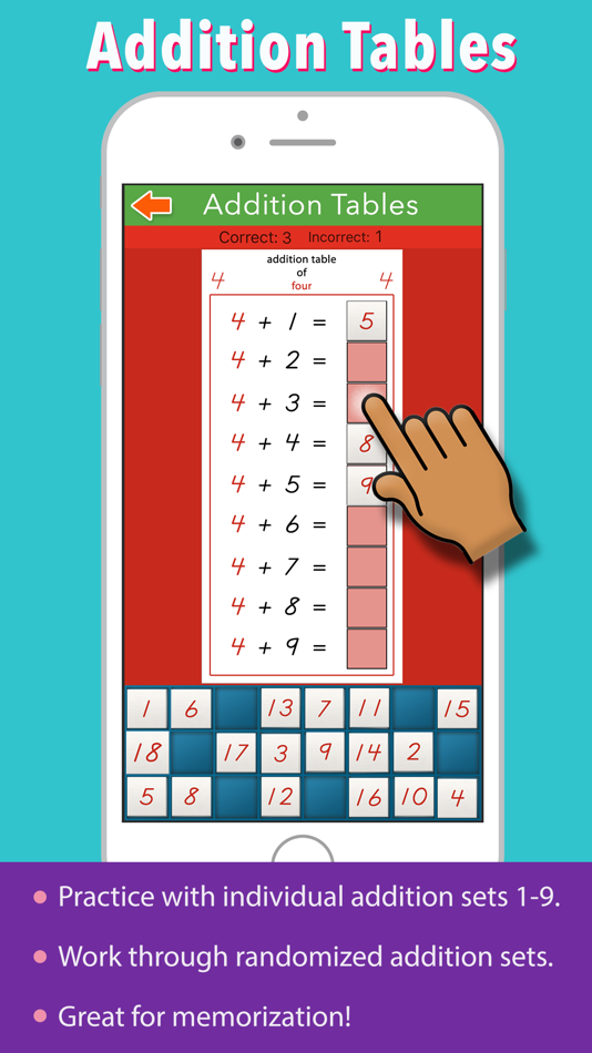 Addition Tables - Montessori - 2.0 - (iOS)