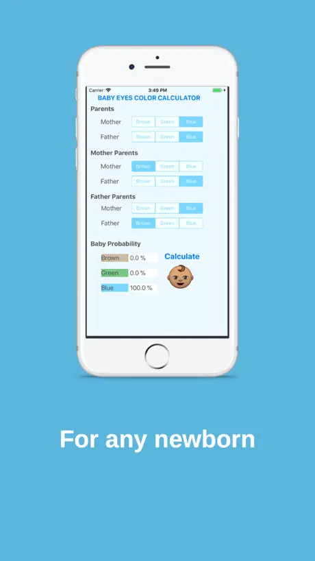EYE COLOR CALCULATOR