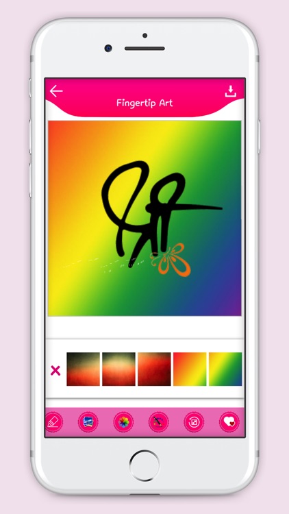 Fingertip Art : Name Art