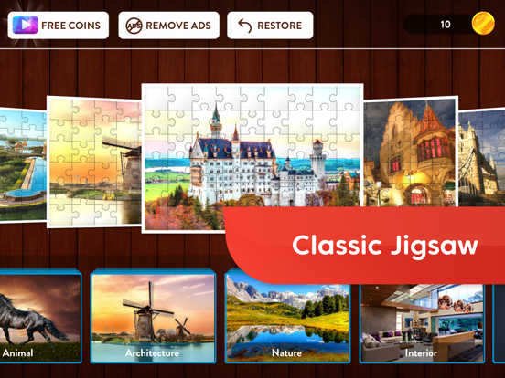 Screenshot #4 pour Jigsaw Puzzle Brain Games