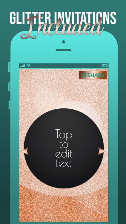 Rose Gold Invitation Maker