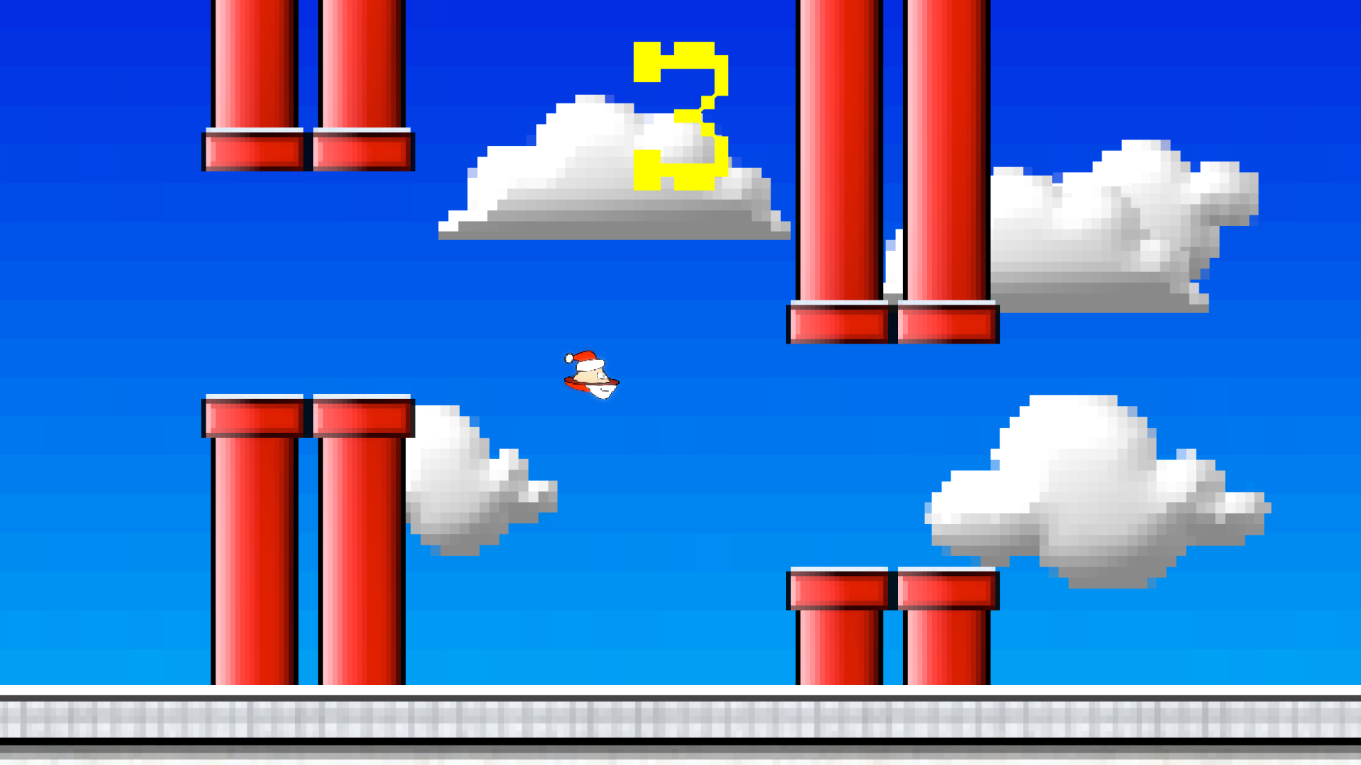 Alien Cowboy: Flappy Christmas