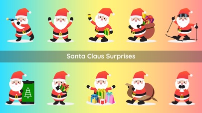 Christmas Santa Claus Emojis screenshot 2