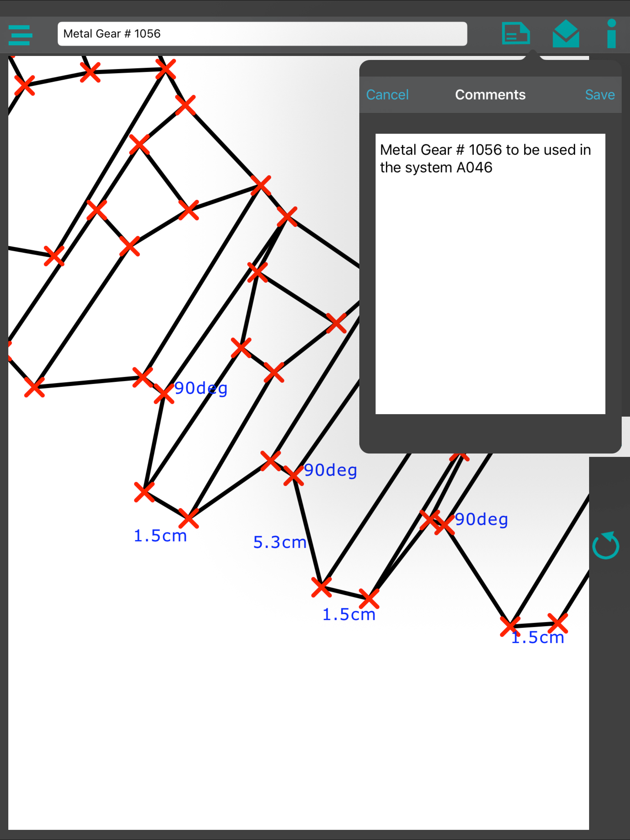 Blueprints and Scan App for Technical Drawing (F)
