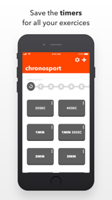 ChronoSport -  Gym Timer screenshot