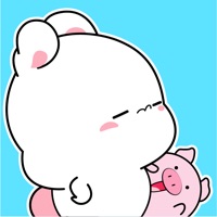 Bunny and Piggy app icon - Stickers app for iPhone