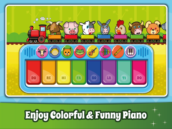 Kids Piano Games & Baby Sounds iPad screenshot