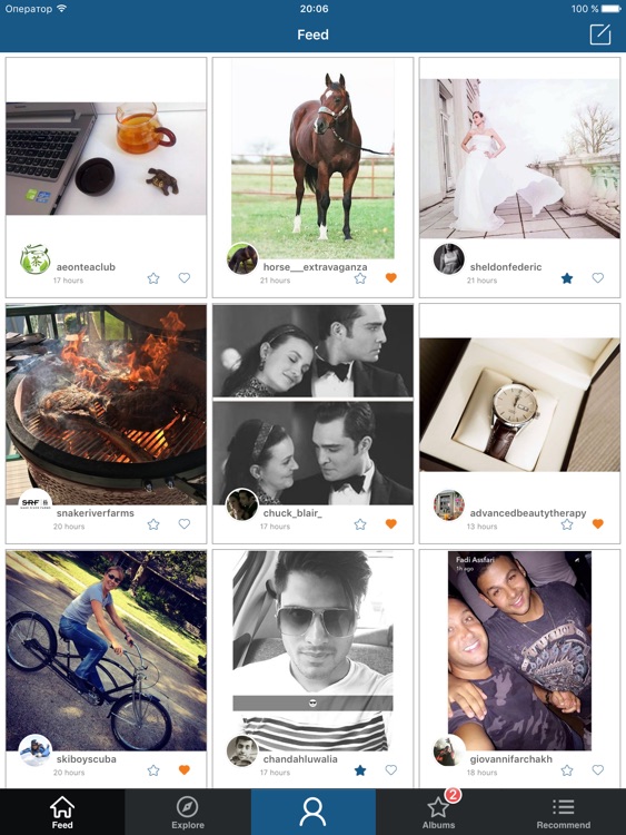 InstaFlow for iPad -Grab the best photos you like.