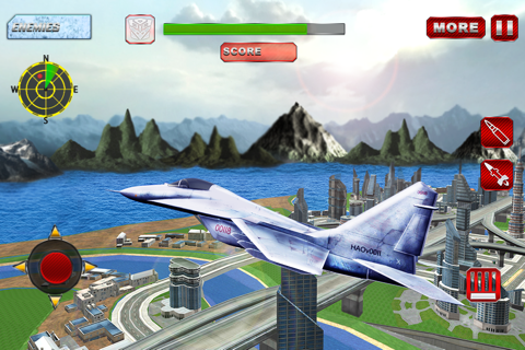 Jetfighter vs Alien Robots War screenshot 4