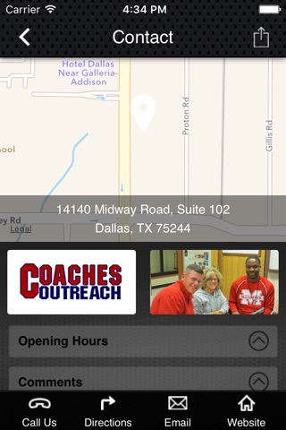 Coaches Outreach screenshot 2