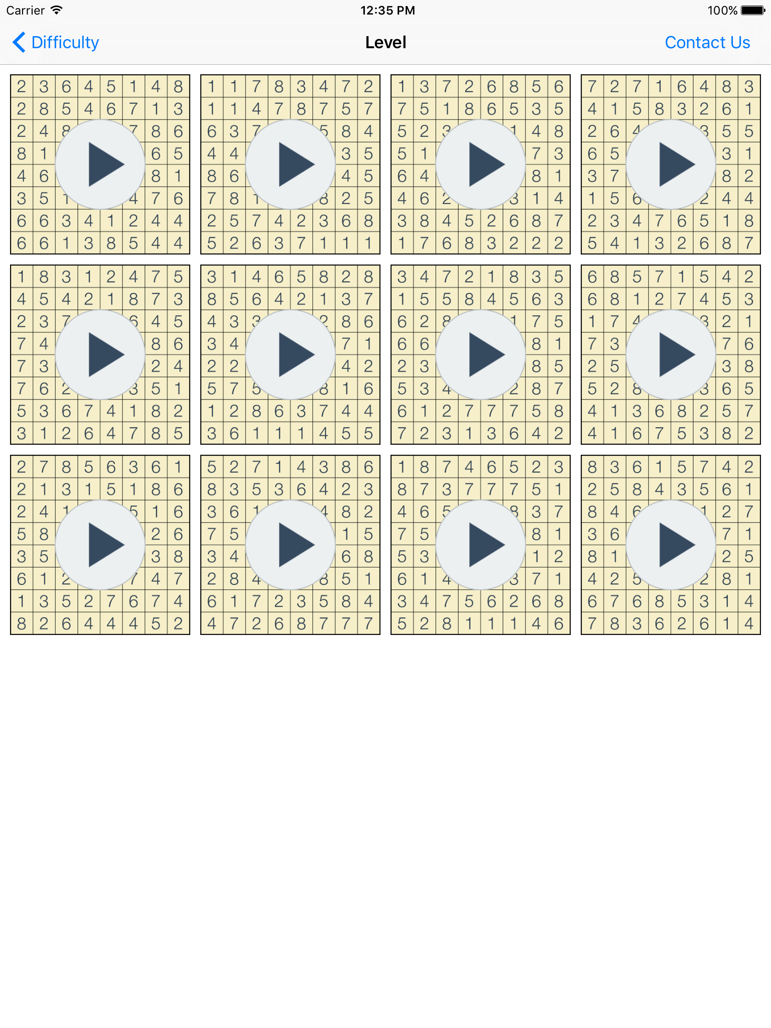 Hitori Puzzles