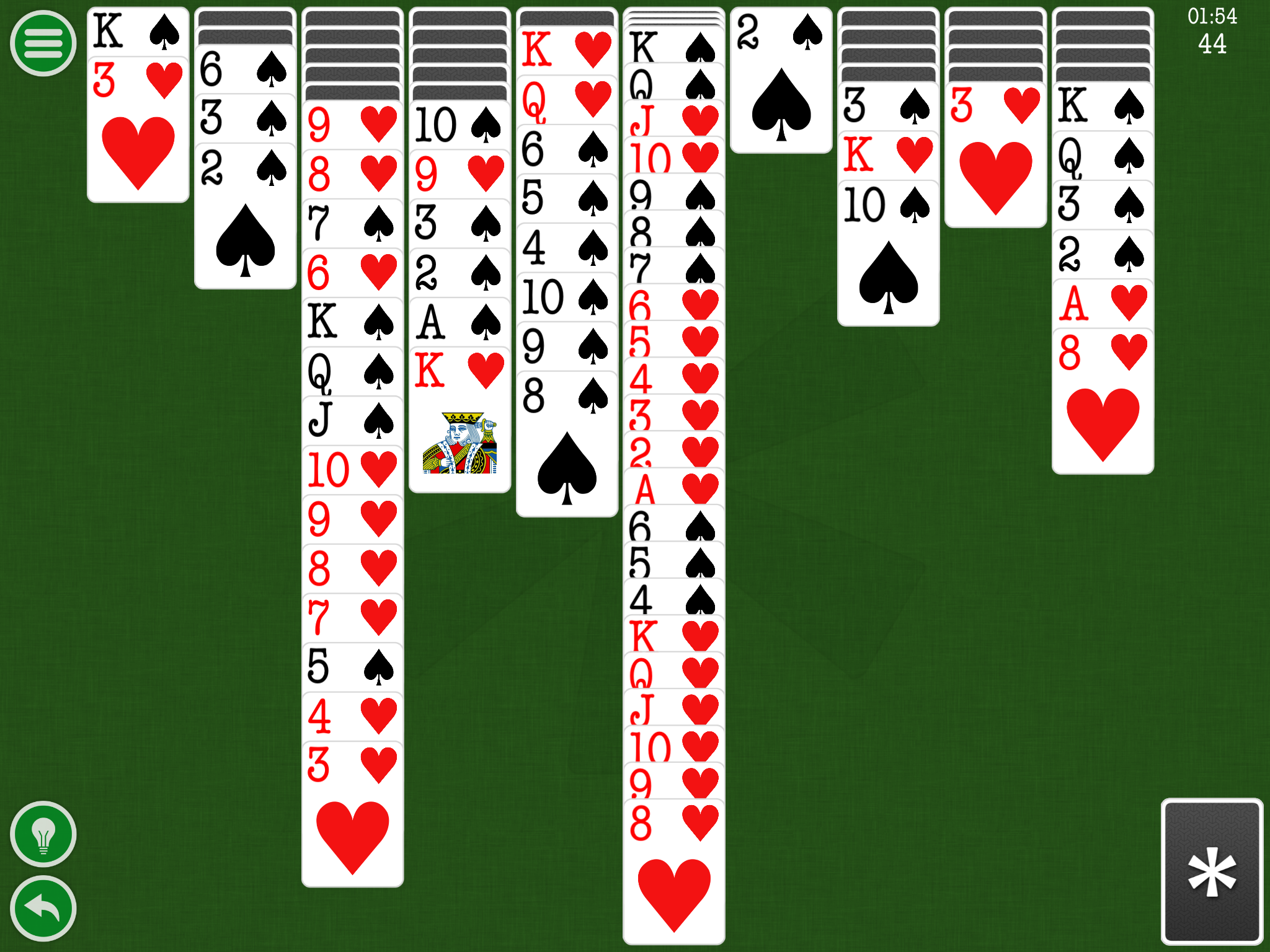 Spider Solitaire Classic Patience Game Free Edition by Kinetic Stars KS screenshot 8