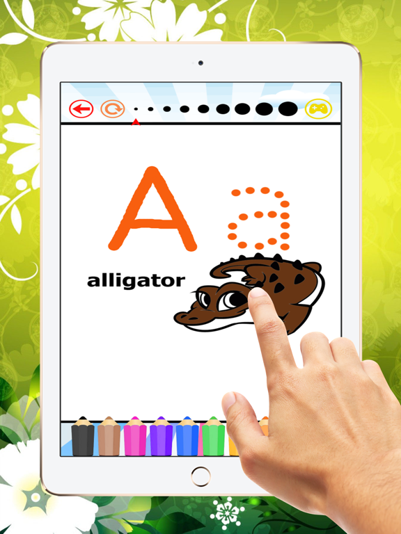Learn ABC Free: Education To Write Alphabet, Numbers and English Words iPad screenshot