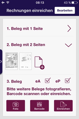 Advigon RechnungsApp screenshot 3