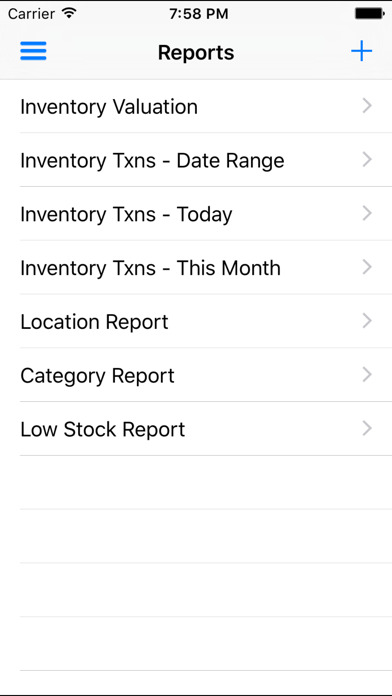 Inventory Plus(Inventory Mgmt) Screenshot