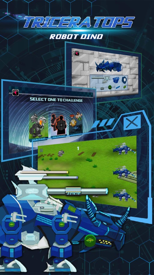 #4. Triceratops: Robot Dino, Trivia & Puzzle Game for Free (iOS) Podle: 震宇 张