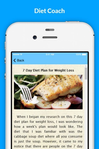 Diet Coach - Rapid Weight Loss Diets screenshot 3