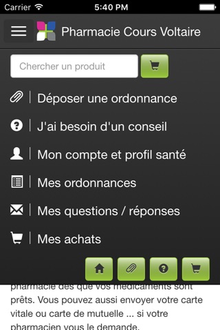 Pharmacie Cours Voltaire screenshot 2