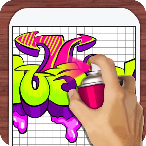 Drawing Lesson Graffiti Fan icon