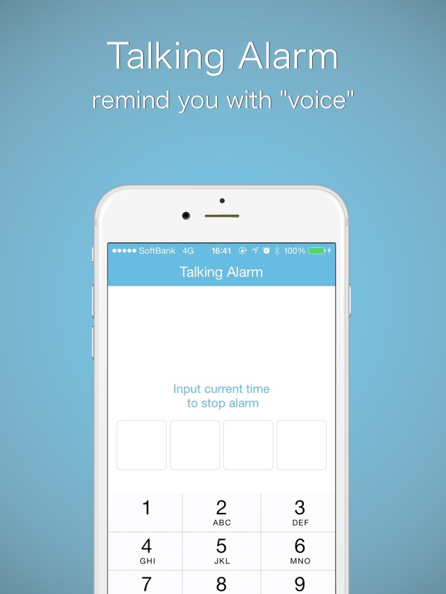 Talking Alarm Clock -free app with speech voice on the App Store