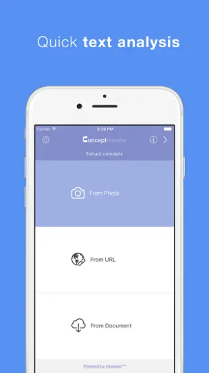 Скриншот Conceptmeister Free - Document Summarizer And, Concepts Extractor на iPhone 1